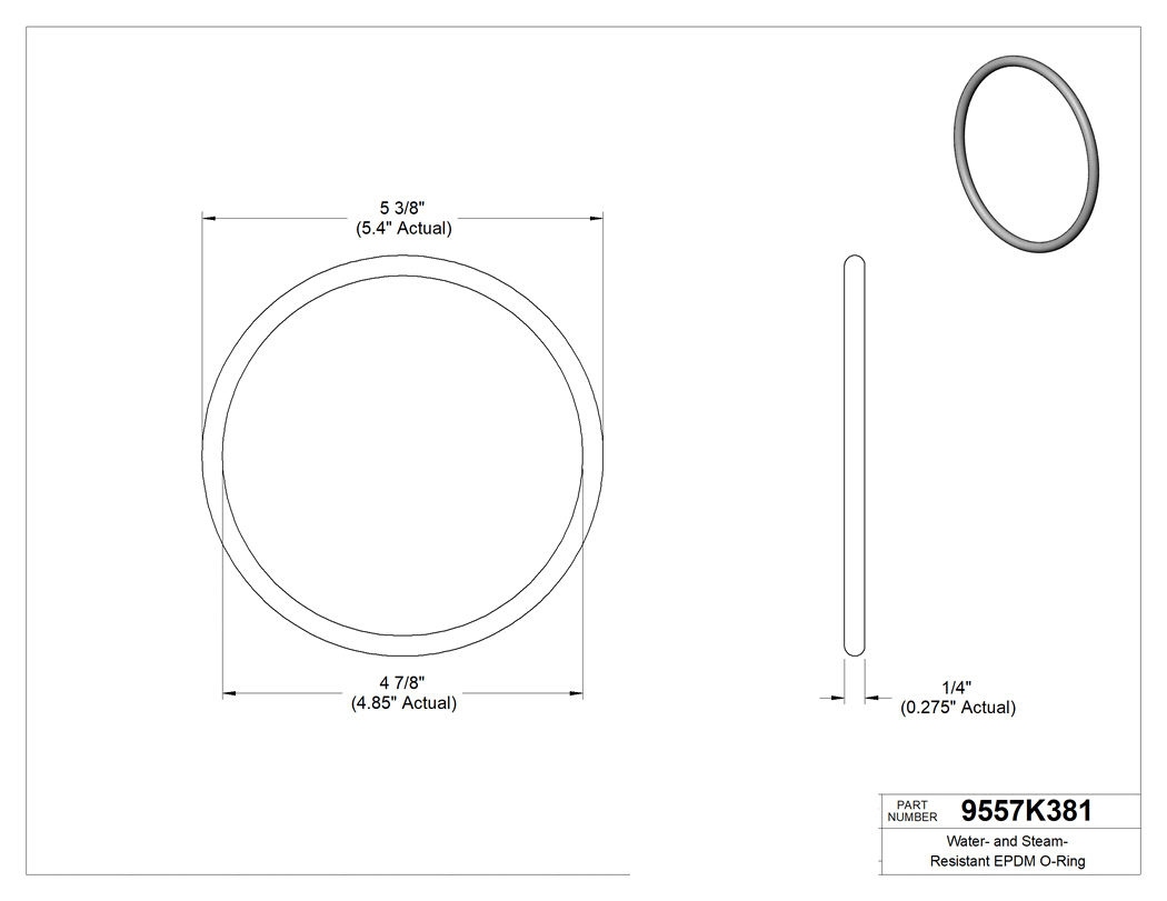 Technical drawing - 9557K381